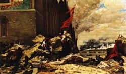 Georges Clairin The Burning of the Tuileries Germany oil painting art